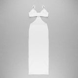 Women Dresses Bandage Dress Sling Waist-Baring Dress Evening Party (Ont0408)