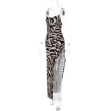 Women Dresses Summer Slim Fit Backless Suspender Dress
