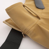 Women Skirt PU Leather Pleated Skirt for Girls Autumn and Winter