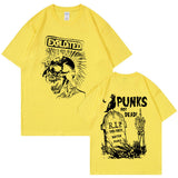Rock Band The Exploited Retro Graphic Tee Shirt Punks