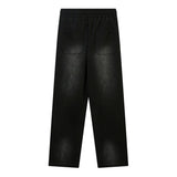 Men Sweatpants Casual Trousers Men's Loose Straight Sweatpants Sports Trousers with an Elasticated Waist