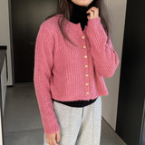 Women Cardigan Sweater Spring Cardigan Wool Slim Fit Sweater Y924