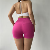Women Yoga Sports Shorts Yoga Tight Sports Breathable Shorts Running Slim Fit Fitness Pants