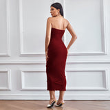 Women Dress Spring and Summer Sexy Hip Skirt Beach Dress