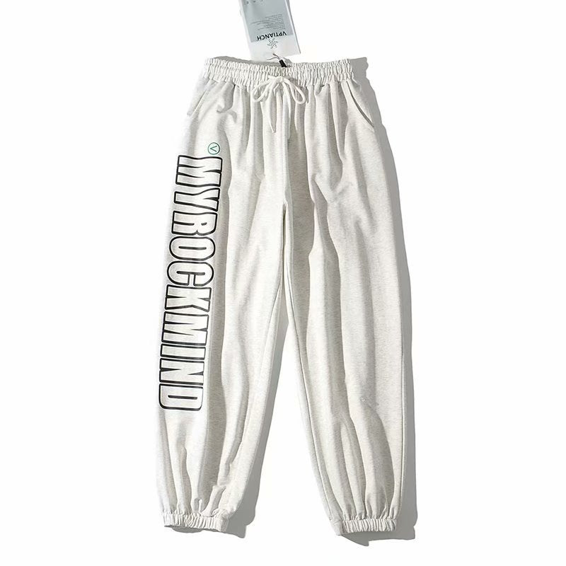 Women Sweatpants Loose-Fit Tappered Trousers Casual Sweatpants