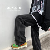 Men Jeans Autumn Hip Hop Loose Straight Retro