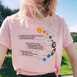 HJN Solar System T-Shirt Geek Trash Style T-Shirt Pluto