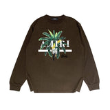 Amiri Long Sleeve Shirt Long Sleeve Long-Sleeved T-Shirt Blouse