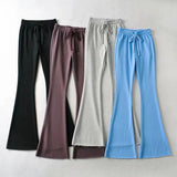 Women Sweatpants Bell-Bottom Pants Fall Casual Pants