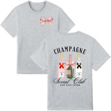 Champagne Social Club Shirt Champagne Social Club Drinking