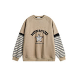 Unisex Hoodie Fall Vintage Stripe Sweatshirt