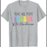Treat All Peeps with Kindness T-Shirt, Funny Rabbit Bunny