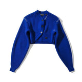 Women Sweater Knitwear Spring Button Cardigan Short Knitwear