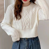 Women Knitwear Autumn Winter Sweater Short Sweater