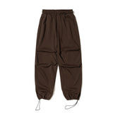 Men Pants Solid Color Retro Sports Paratrooper Pants