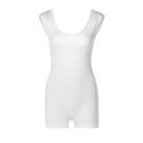 Women Jumpsuit Summer Slim U-Neck Sexy Backless Jumpsuit