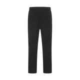 Men Sweatpants Zipper Slit Casual Pants Men's Elastic Waist Loose and Simple Straight-Leg Trousers