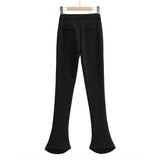 Women Sweatpants Spring Leisure Slim-Fitting Straight Pants