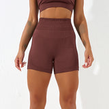 Women Yoga Sports Shorts Sexy Tight Yoga Pants High Waist Belly Contracting Sports Pants