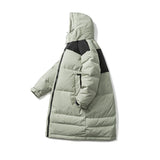 Unisex Winter Cotton Coat Hooded down Jacket Warm down Jacket