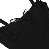 Women Dresses Sexy Lacing Slim Fit Skirt Sling Dress (Bla0420)