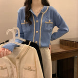 Women Knitted Cardigan Autumn and Winter Sweater Coat
