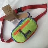 Mens Casual Bags Color Matching Crossbody Breast Bag Fanny Pack