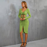 Women Dress Sexy Cutout Sheath Dress