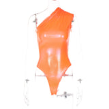 Women Jumpsuit Sexy Solid Color Slim Fit Sleeveless Leotard