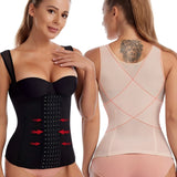 Shapewear tank tops Waist-cinching corset push-up vest
