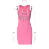 Women Dresses Fall Sexy U Collar Sling Dress