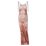 Women Dresses Sexy Dress Sling Backless Dress