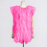 Women Dresses Spring Voile Dress (Qymy0409)