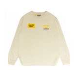 Gallery Dept Long Sleeved Shirt Fashion Brand Long Sleeve Long-Sleeved T-shirt Blouse