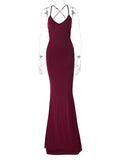 Women Dresses Winter Sexy Backless Pleated Dress