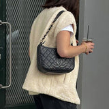 Women Trench Coat Winter Lambskin Vest Coat Loose Casual