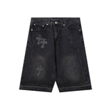 CHH Chrome Hearts Jeans Unisex Casual Loose Jeans