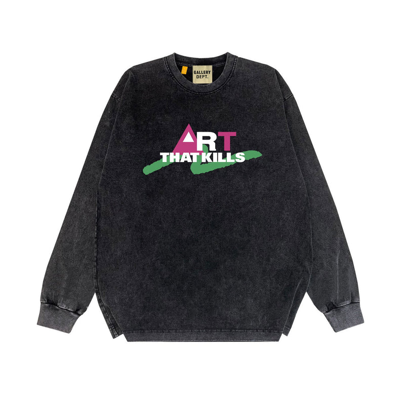 Gallery Dept Long Sleeve Shirt Vintage T Shirt Washed and Worn Vintage Long Sleeve T-shirt