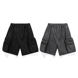 Men Shorts Amekaji Multi-Pocket Workwear Shorts