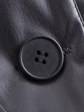 Women Leather Jacket Autumn Trench Coat Women's Coat Casual Belt Cardigan