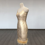 Women's Evening Dress Sling Dress Sexy Backless Sheath Dress
