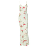 Women Dresses Spring U-Neck Dress Hip Spaghetti Straps Dress