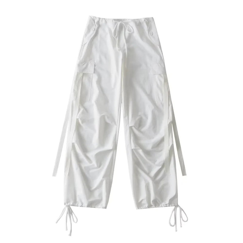 Women Sweatpants Loose-Fitting Casual Ankle-Banded Hip Hop Trousers Overalls