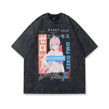 Men T Shirt Summer Vintage Cartoon Printed Vintage Short Sleeve T-shirt
