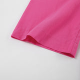 Women Dress Autumn and Winter Leisure Pink Loose Long Dress