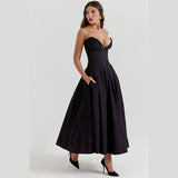 Women Dresses Autumn Tube Top Dress