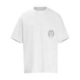 CHH Chrome Heart T Shirts Summer Horseshoe Cross Print Short Sleeve T-Shirt