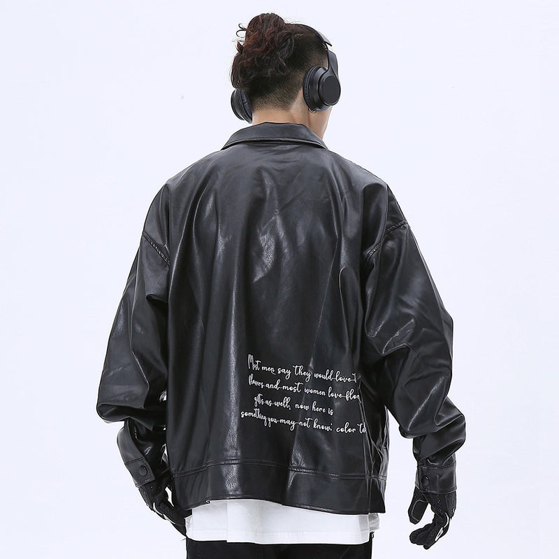 Men Jacket Coat Men's Autumn and Winter Clothing Loose Jacket Coat