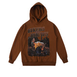 Men Hoodie Oversize Autumn and Winter Hihop Coat