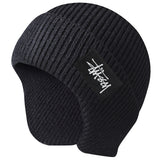 Stussy Hat Winter Knitted Hat Men's and Women's Warm Ear Protector Outdoor Wool Hat
